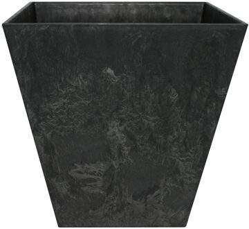 Bloempot Pot Ella zwart 25 x 24 cm Artstone