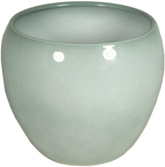 Bloempot Rian - mistry groen - keramiek - 31 x 27 cm - Plantenpotten