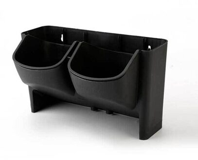 Bloempot Stapelbaar Muur Planter Tuin Bloempotten Muur Opknoping Verticale Vetplanten Planten Pot Bonsai Pot Home Decor zwart