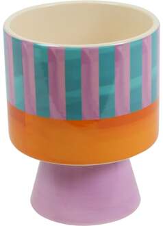 Bloempot Stripes L