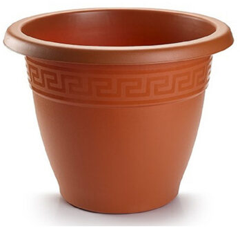 Bloempot terra cotta rond diameter 25 cm - Plantenpotten Rood