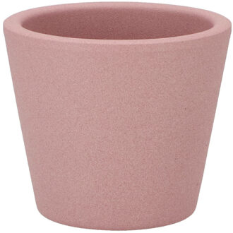 bloempot Vinci - lichtroze mat - voor binnen - D10 x H12 cm - Plantenpotten