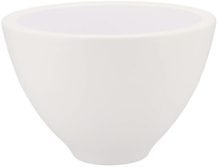 Bloempot Vinci - wit mat - voor kamerplant - D15 x H23 cm