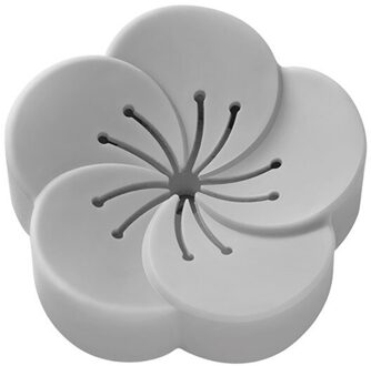 Bloemvorm Air Verse Doos Auto Wc Purifier Opbergdoos Elimineren Geuren Geur Absorber Luchtverfrisser grijs Gu Longwei