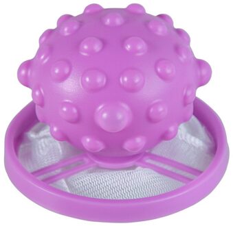 Bloemvorm Mesh Wasserij Filter Bag Drijvende Lint Haar Catcher Wasmachine Verwijdering Apparaat Schoonmaken Bal Thuis Cleaning Tools paars