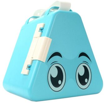 Blok Speelgoed Opbergdoos Draagbare Opbergdoos Kinderen Speelgoed Opbergdoos Met Kleine Deeltjes Bodemplaat licht groen