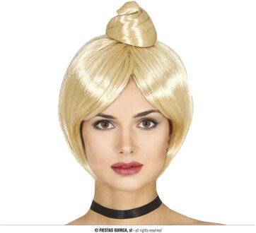 Blonde pruik met Knot Blond- Goudblond