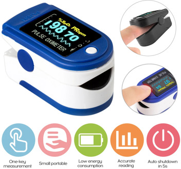 Blood Oxygen Saturation Monitor Finger Clip Oximeter Finger Clip Oxygen Pulse Blood Oxygen Saturation Detector