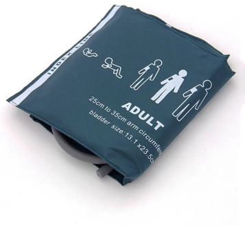 Blood Pressure Cuff With Single Tube Blue Nylon NIBP Cuff Compatible for Mindray,CSI,Philips,Patient Monitor arm cuff adult use