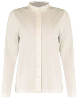 Bloomings Blouse lange mouw slt275-8836 Beige - XXL