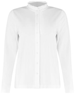 Bloomings Blouse lange mouw slt275-8836 Ecru - XL