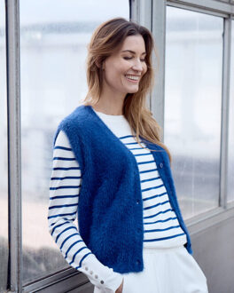 Bloomings Gilet slk393-8813 Blauw - XL
