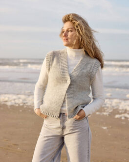 Bloomings Gilet slk433-8851 Grijs - L