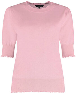 Bloomings Pullover korte mouw slk14-8905 - maat XL Roze
