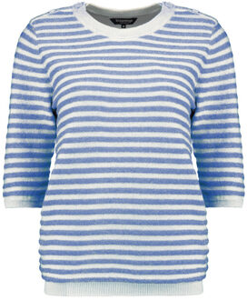 Bloomings Pullover korte mouw slk20-8917 Blauw - XXL