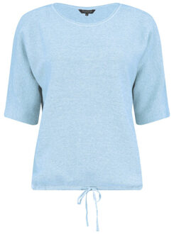 Bloomings Pullover korte mouw slk20-8918 - maat XL Blauw