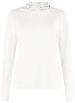 Bloomings Top lange mouw slt275-8839 Ecru - XXL
