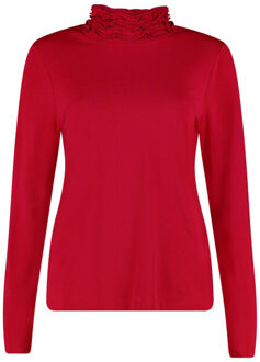Bloomings Top lange mouw slt275-8839 Rood - XL