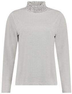 Bloomings Top lange mouw slt363-8886 Grijs - XXL