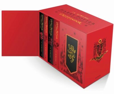 Bloomsbury Harry Potter House Edition Hardcover Box Sets - Gryffindor - J K Rowling