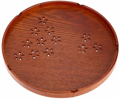 Blossoms Hout Thee Trays Uitgeholde Cherry Thee Board Kung Fu Thee Lade Tafel Chinese Puer Thee Boord