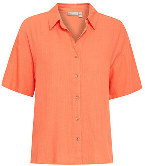Blouse 20614100 hot coral Oranje - XL