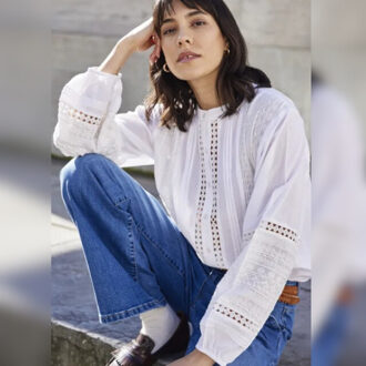 Blouse 20617459-114800 Ecru - L