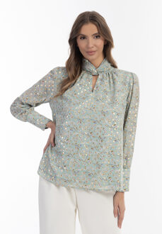 blouse caneva - maat Groen