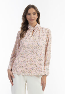 blouse caneva Roze - L