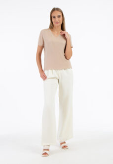 Blouse Dames beige - maat