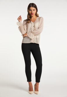 Blouse Dames beige - maat