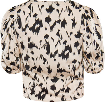 Blouse Dames Beige Veelkleurig - S