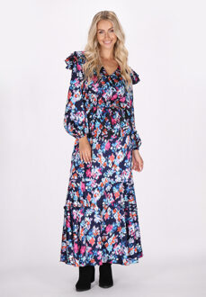 Blouse Dames Blauw Veelkleurig