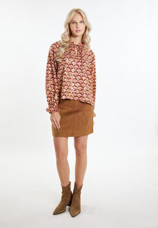Blouse Dames Camel Veelkleurig - L