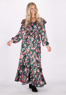 Blouse Dames Groen Veelkleurig - M