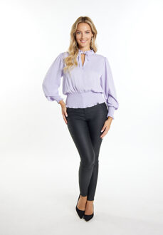 Blouse Dames Licht lavendel Lila - XL