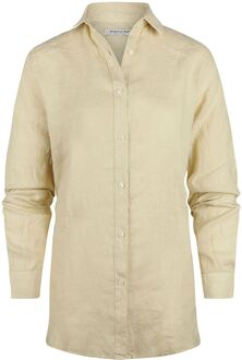 Blouse Dames Lotte Linnen Sand Beige - S,M,XS