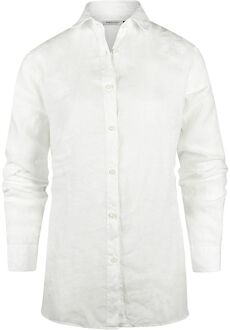 Blouse Dames Lotte Linnen Wit