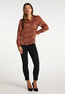 Blouse Dames oranje - maat