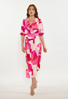 Blouse Dames Roze Veelkleurig - maat