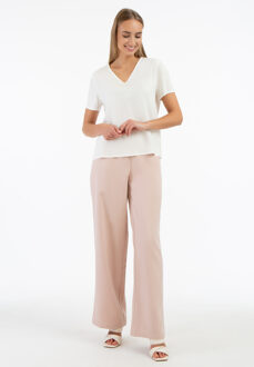 Blouse Dames wolwit Gebroken wit - L