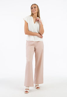 Blouse Dames wolwit Gebroken wit - L