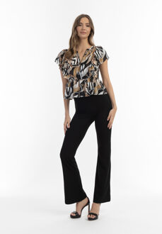 Blouse Dames Zwart Veelkleurig - L