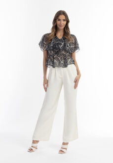 Blouse Dames zwarte slang