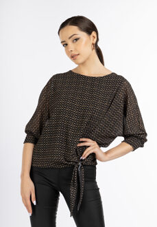 blouse dedica Zwart - S