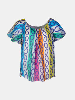 Blouse elba kettingen Veelkleurig - XS