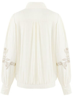 Blouse hana ecru - maat S Veelkleurig