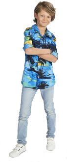 Blouse Hawaii kind Blauw