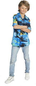 Blouse Hawaii kind Blauw