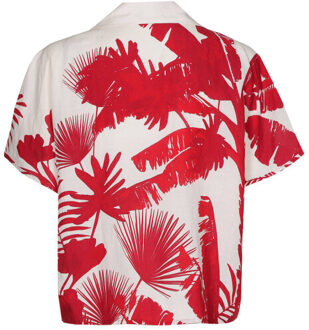 Blouse korte mouw 1690 Wit - 36